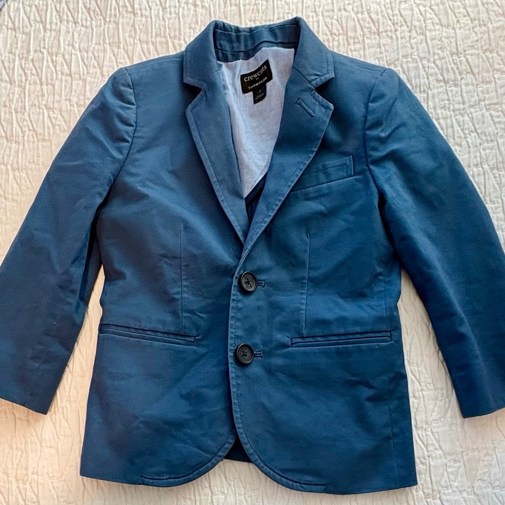 Crewcuts Boys' Thompson suit jacket in flex chino Navy Size 3
